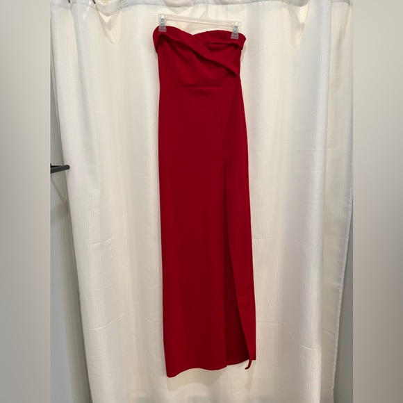 Windsor strapless dress with high slit - Picture 1 of 2